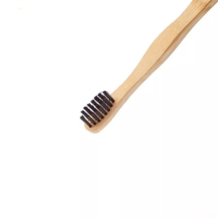 round eco bamboo toothbrush for travel