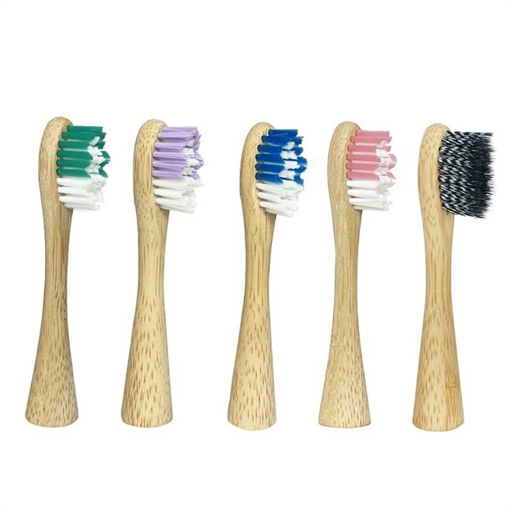 Replacement Tooth Brush Bamboo Electric Toothbrush Head